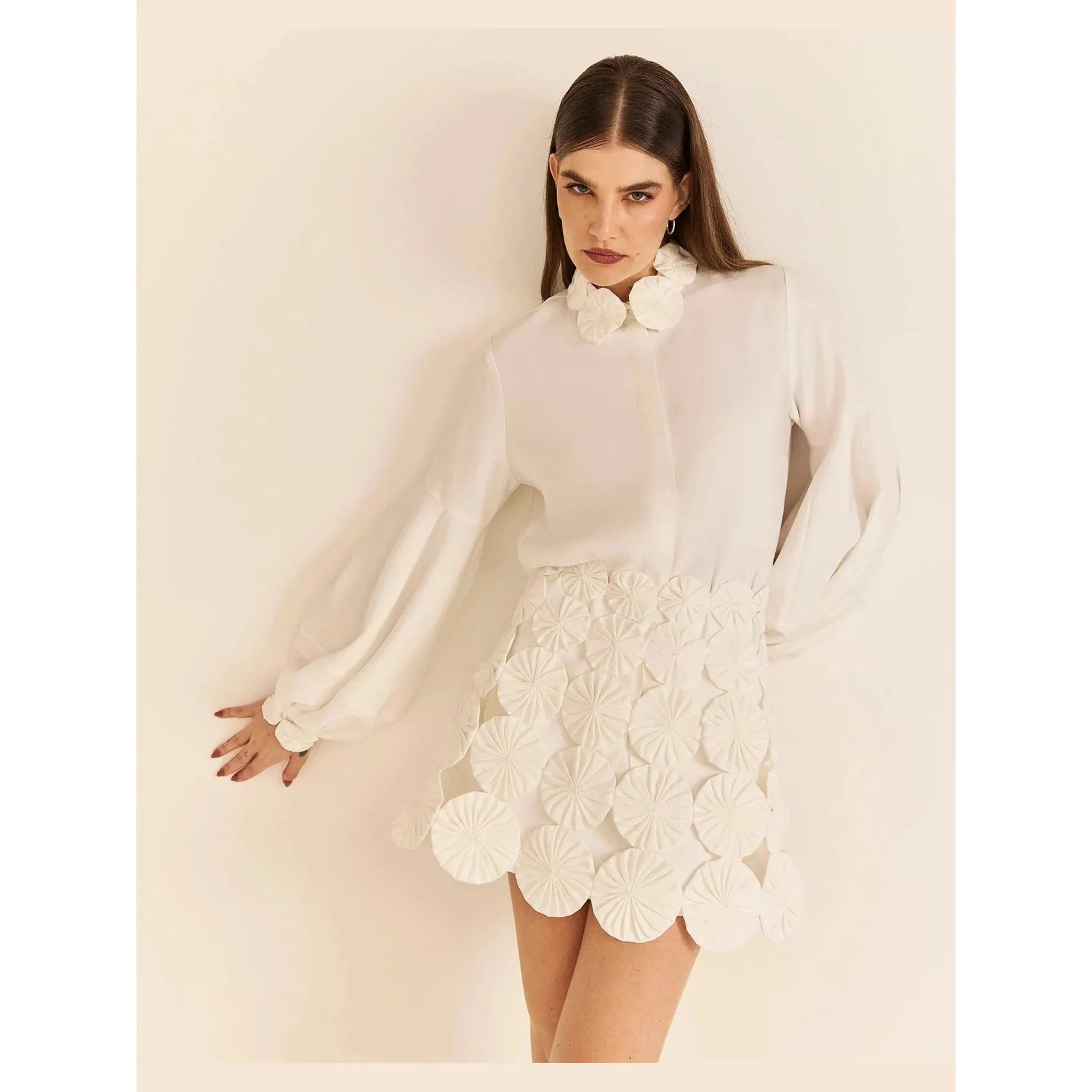 HL FUXIO BLOUSE WHITE