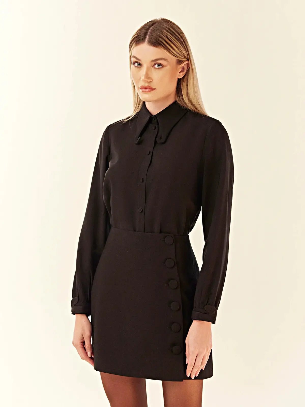 HL SHORT SKIRT BLACK