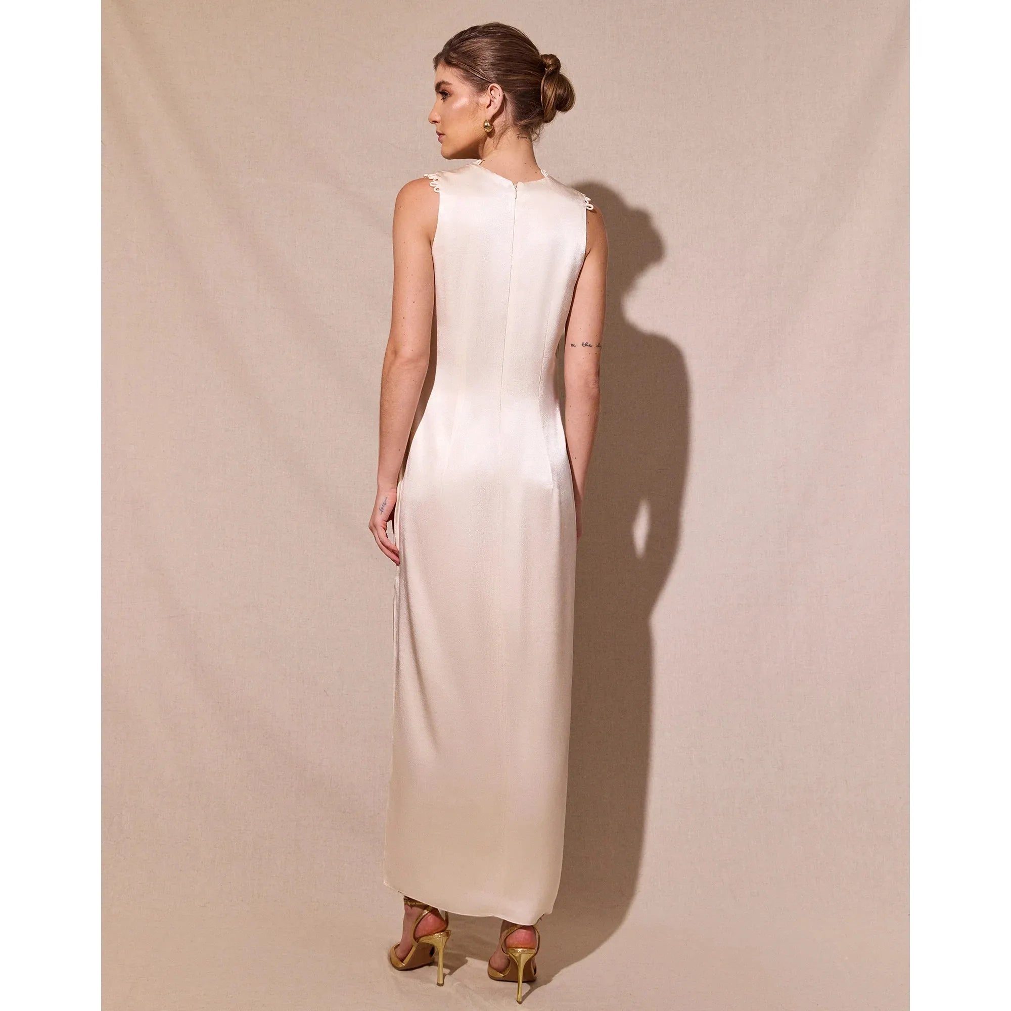 HL ROLOTES SATIN DRESS
