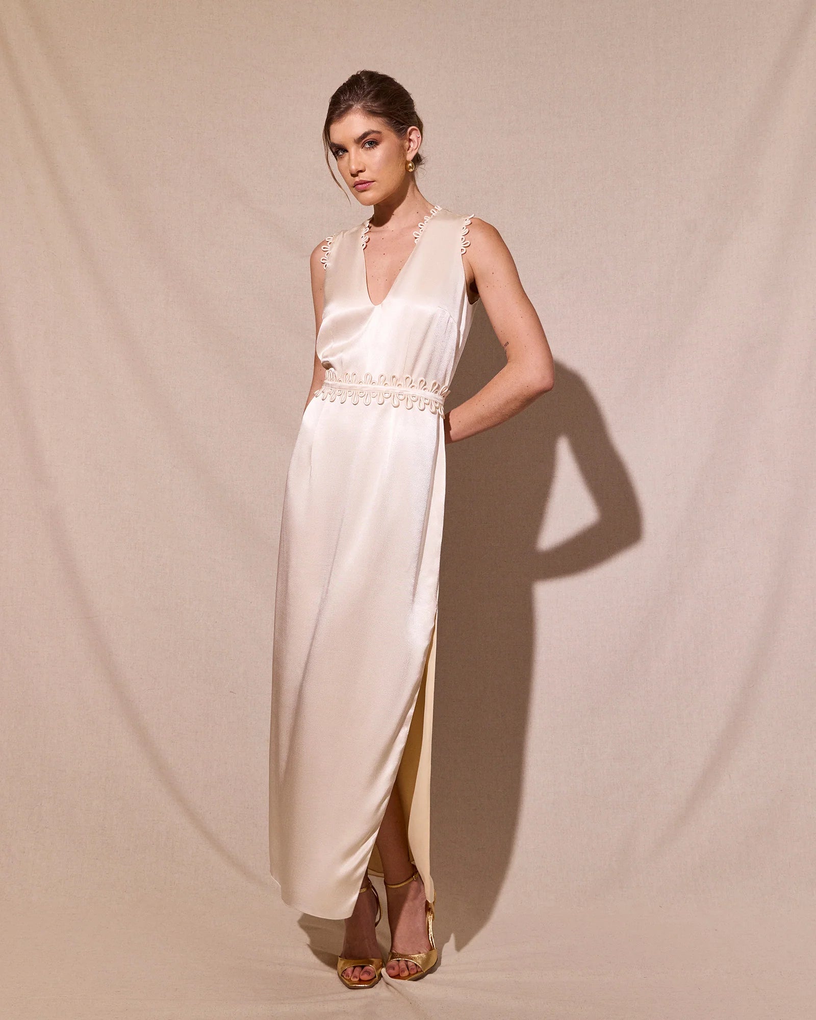 HL ROLOTES SATIN DRESS