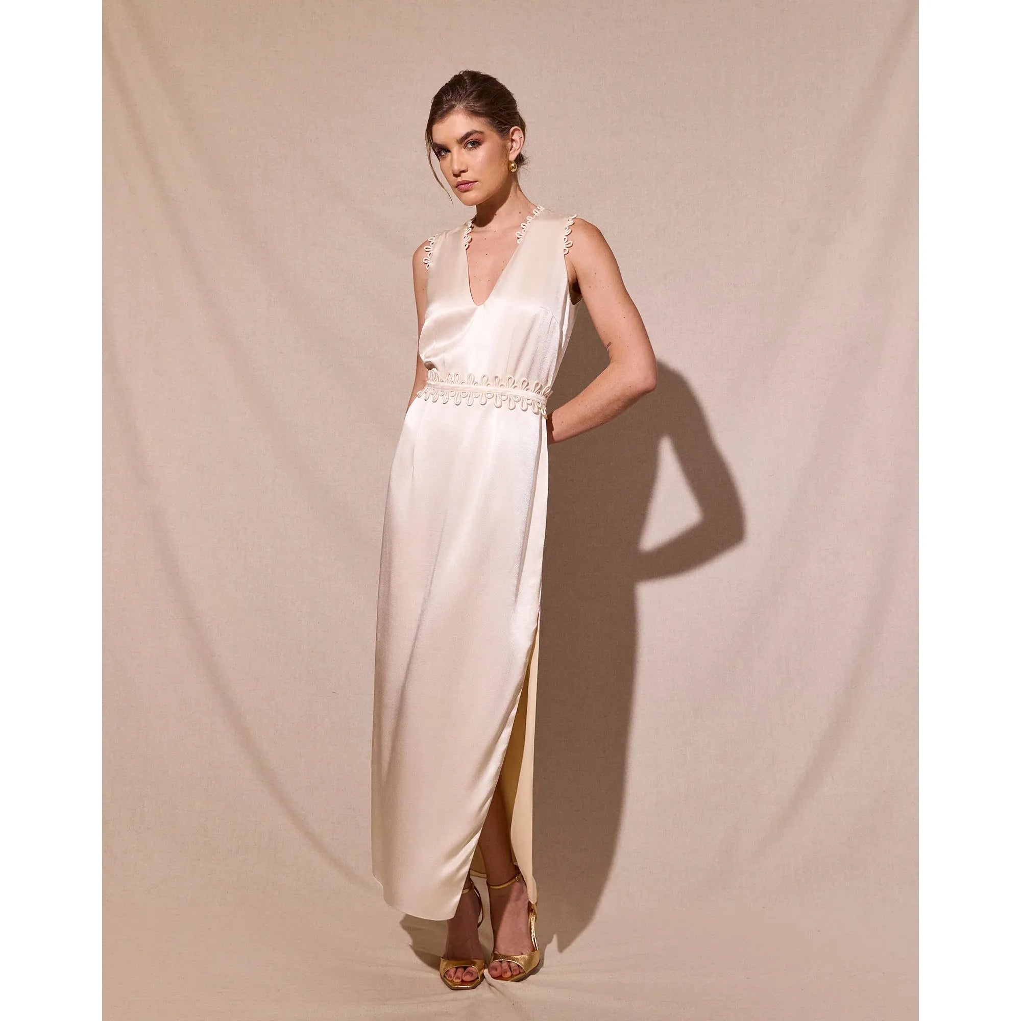 HL ROLOTES SATIN DRESS