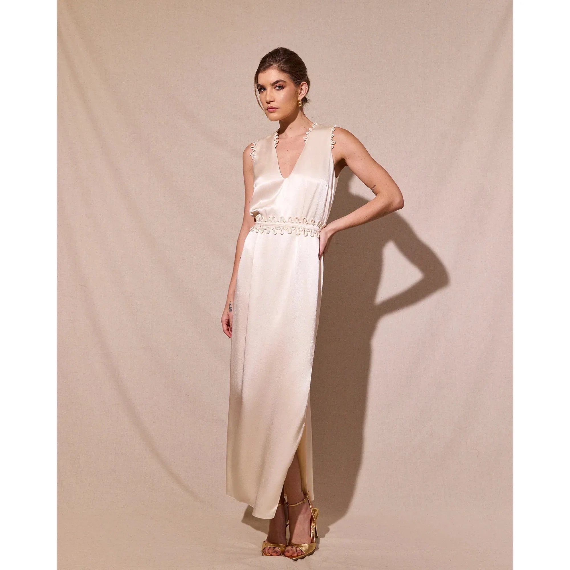 HL ROLOTES SATIN DRESS