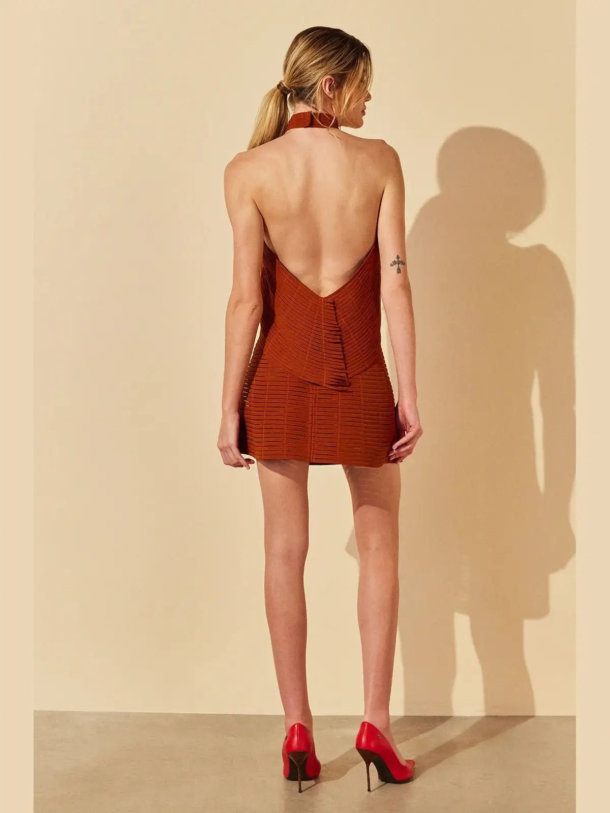 HL CHOCOLATE TRAMA SKIRT