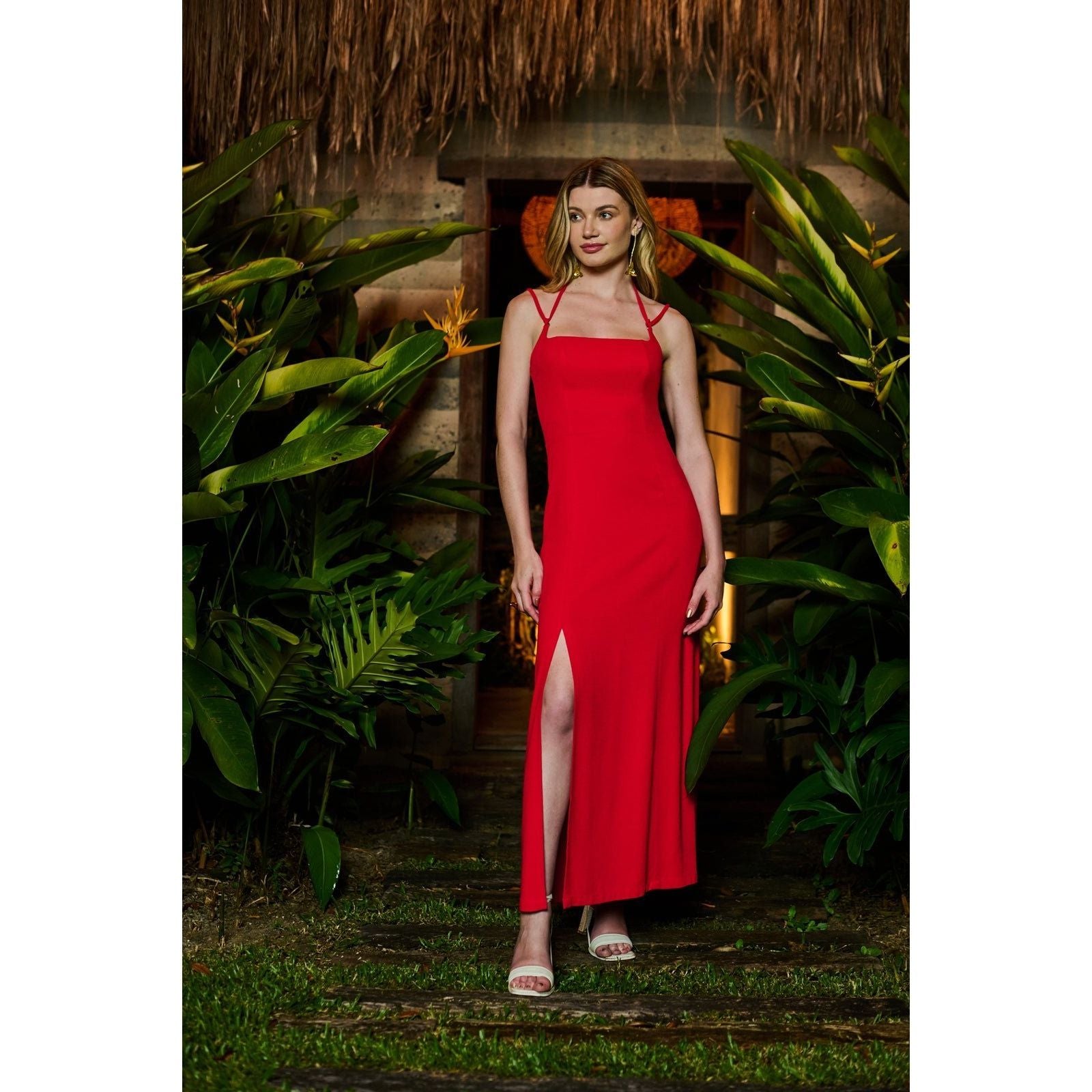 SK UNIQUE RED DRESS