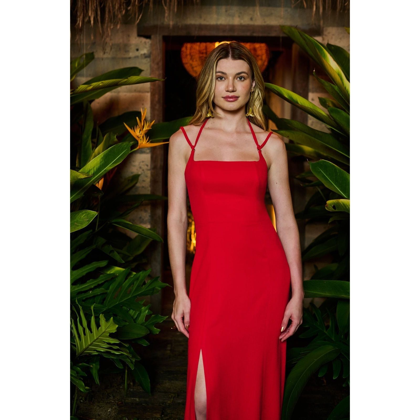 SK UNIQUE RED DRESS