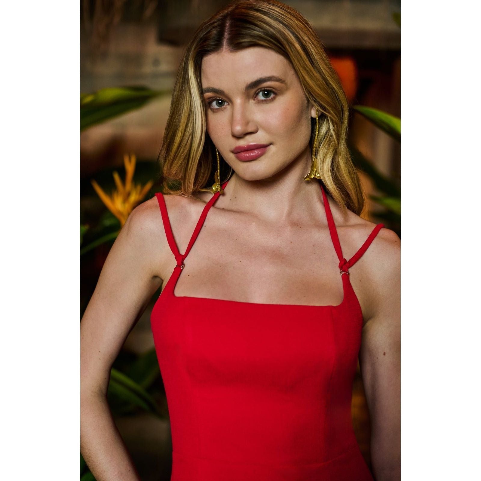 SK UNIQUE RED DRESS
