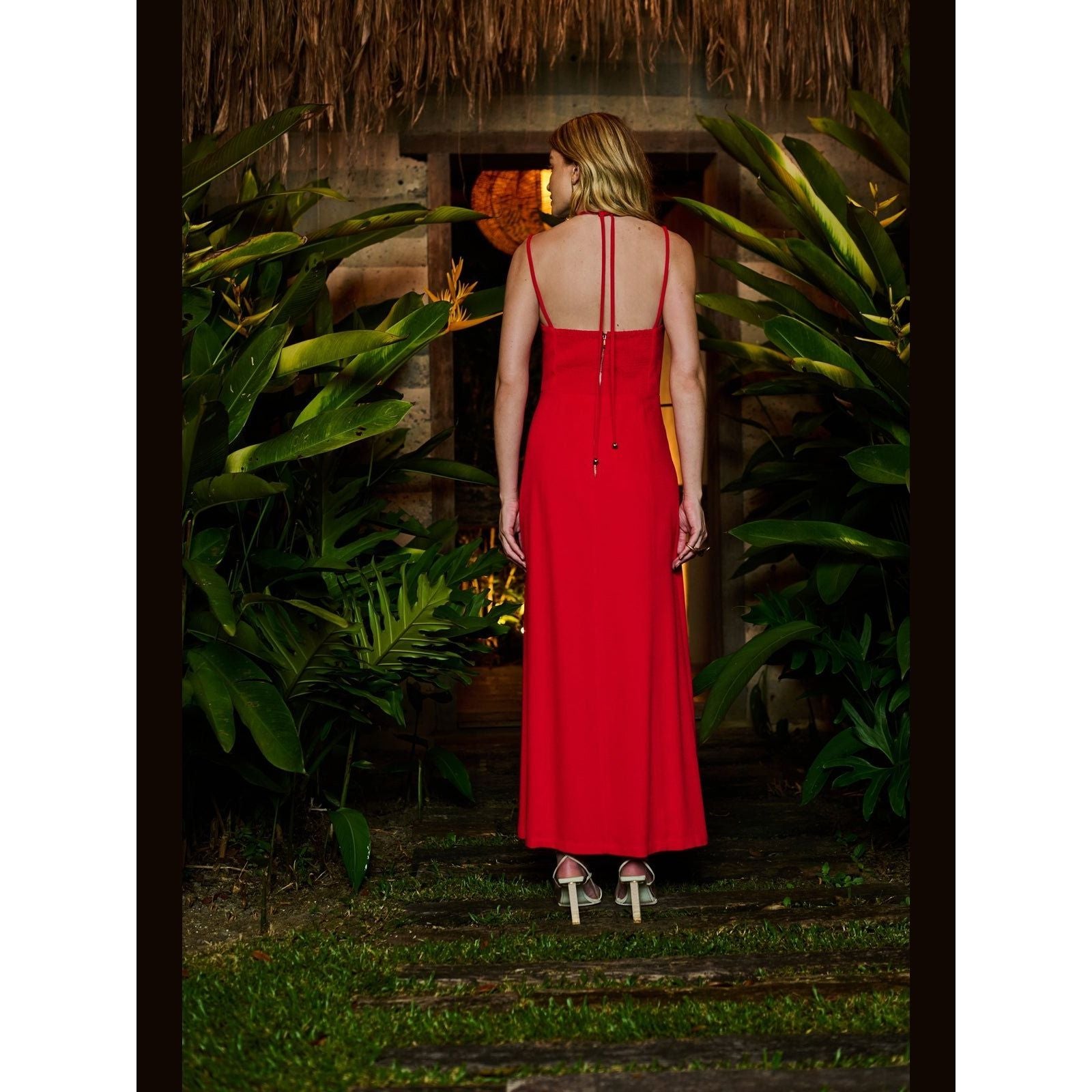 SK UNIQUE RED DRESS
