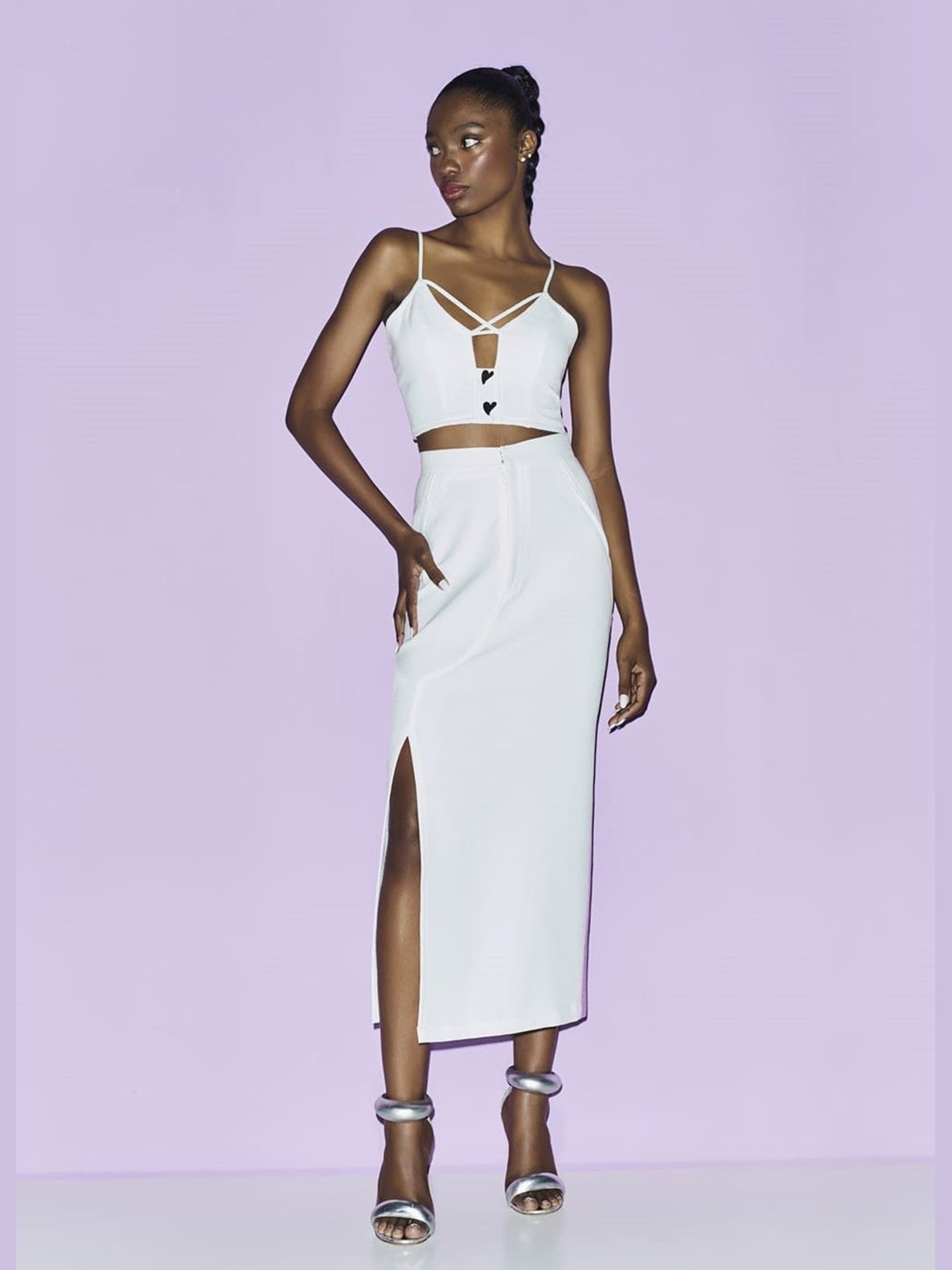 SC Heart Bi-color Two Piece Set