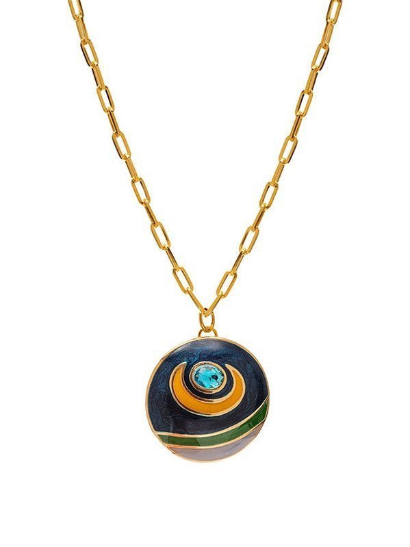 RB Gold Moon Necklace