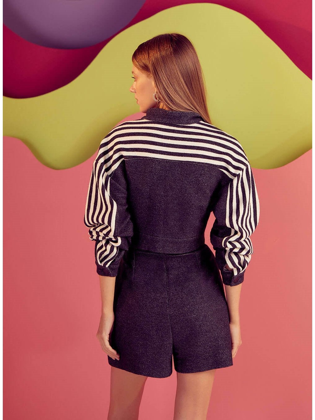 Bomber Jacket Two Piece Set