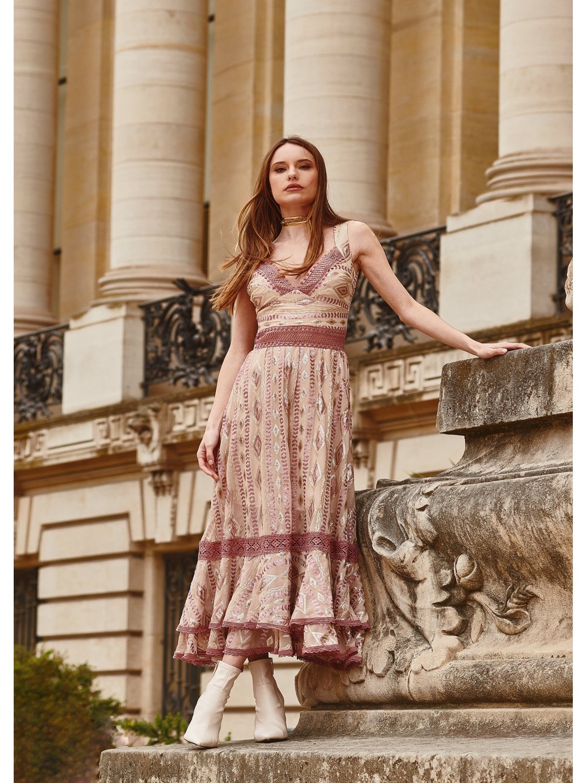 Long Pink Dress