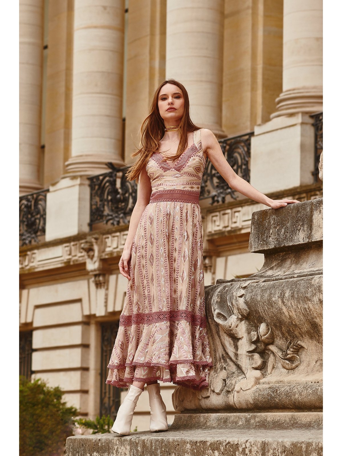 Long Pink Dress