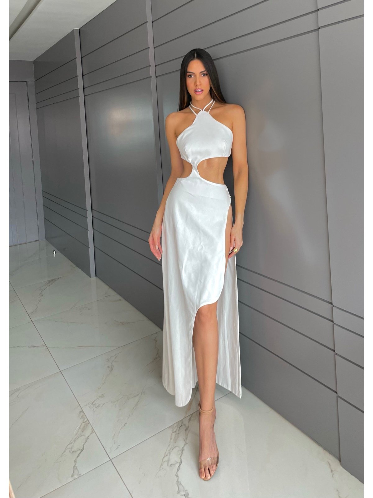 Wave Linen Dress