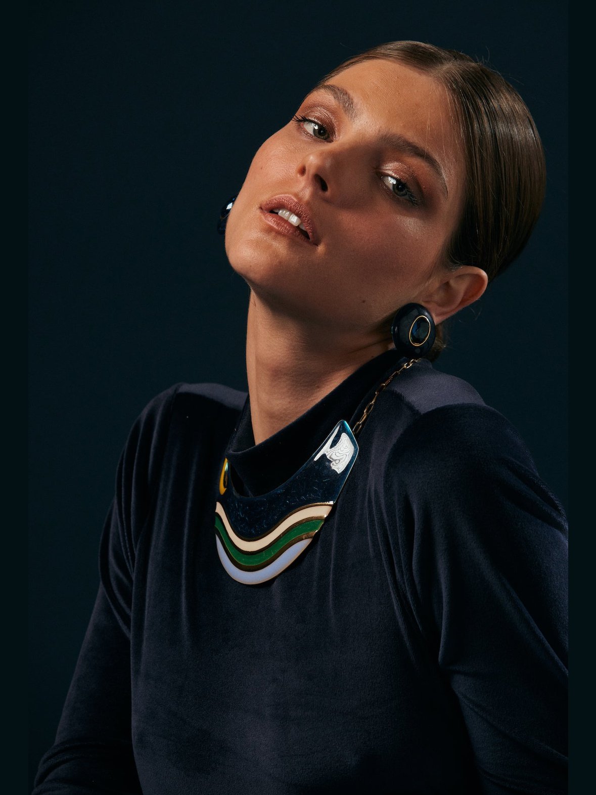 RB Tarsila Gold Moon Necklace