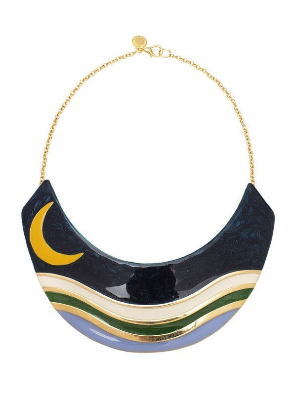 RB Tarsila Gold Moon Necklace