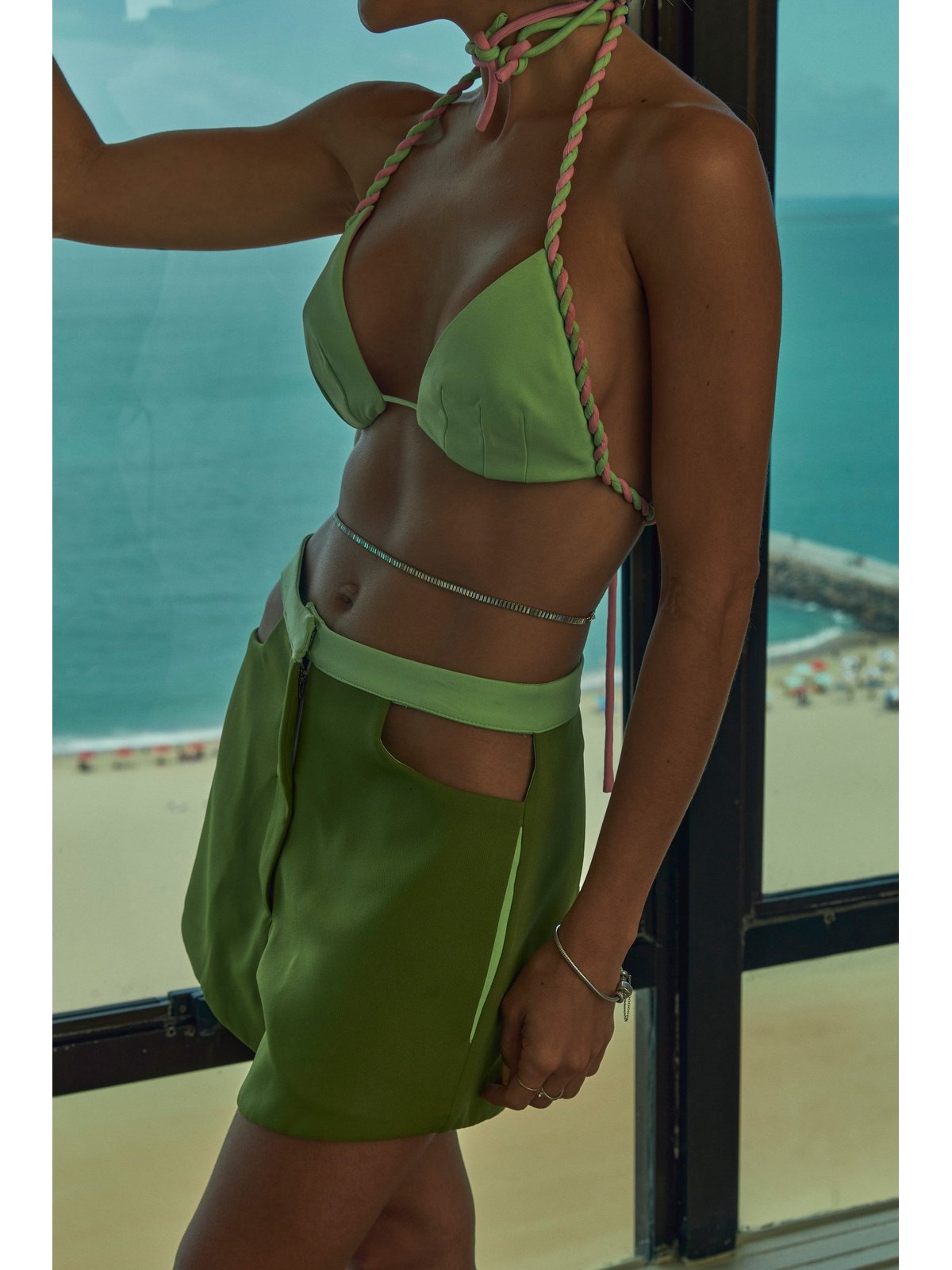 Rope Top - Avocado