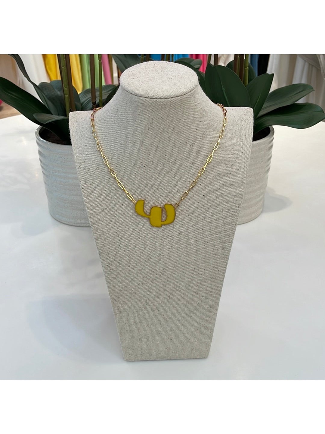 RB Medium Abaporu Cacto Necklace